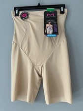 Maidenform High Waist Briefs Womens Size 12-14 LARGE Shapewear Tummy Lace