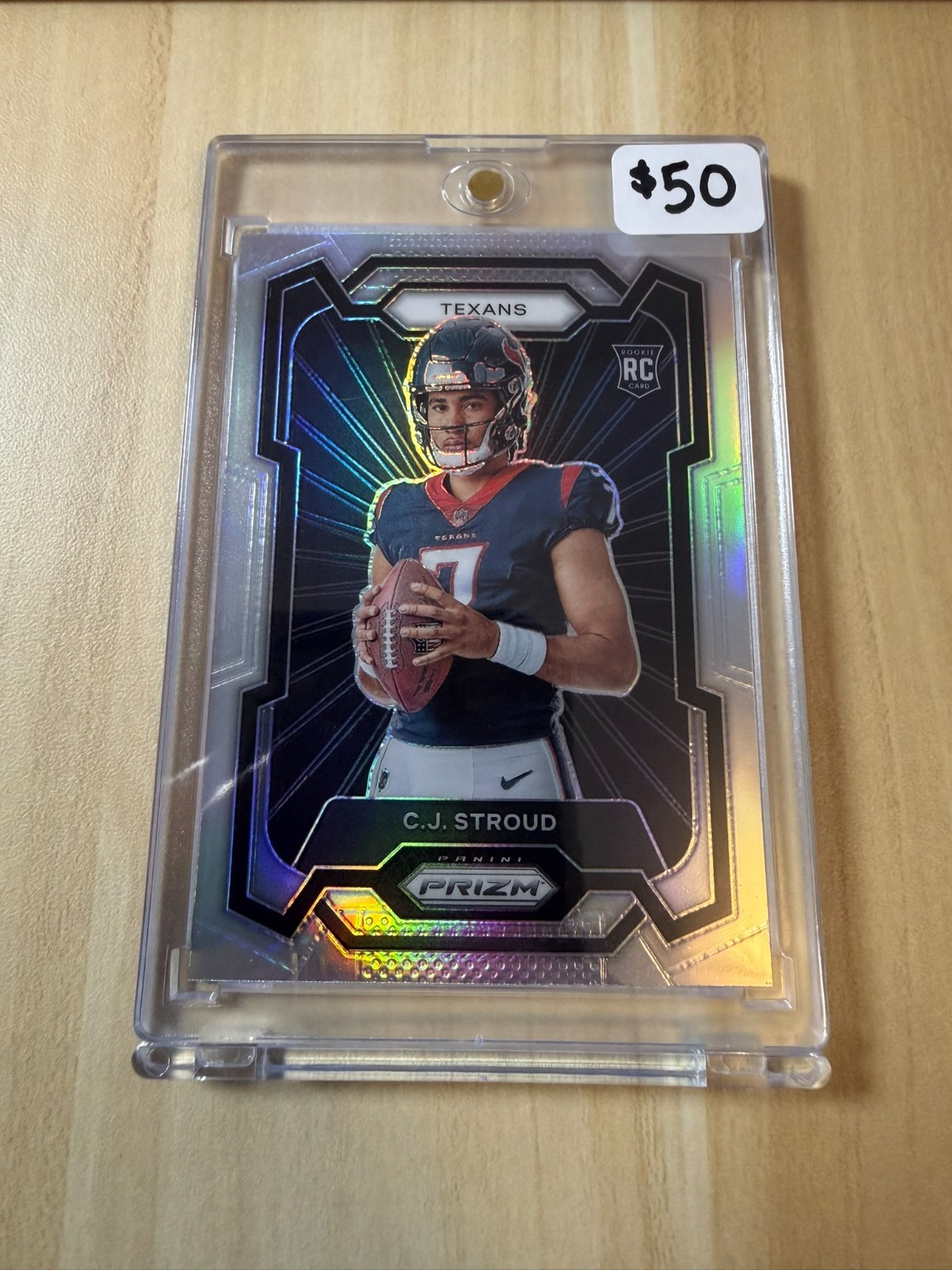 2023 Panini Prizm C.J. Stroud Silver Variation RC #302