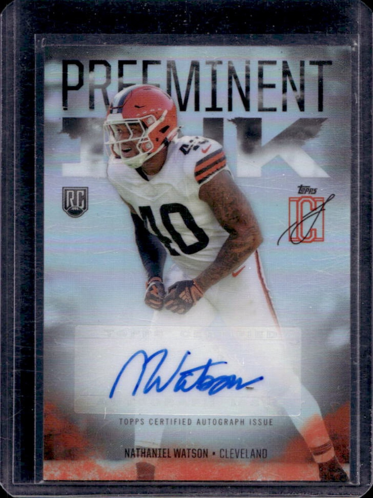 Nathaniel Watson Topps Signature Class Preeminent Ink #PINW Base