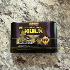 The Incredible Hulk Sega Genesis Cartridge Only Marvel Retro Game 1994 Tested