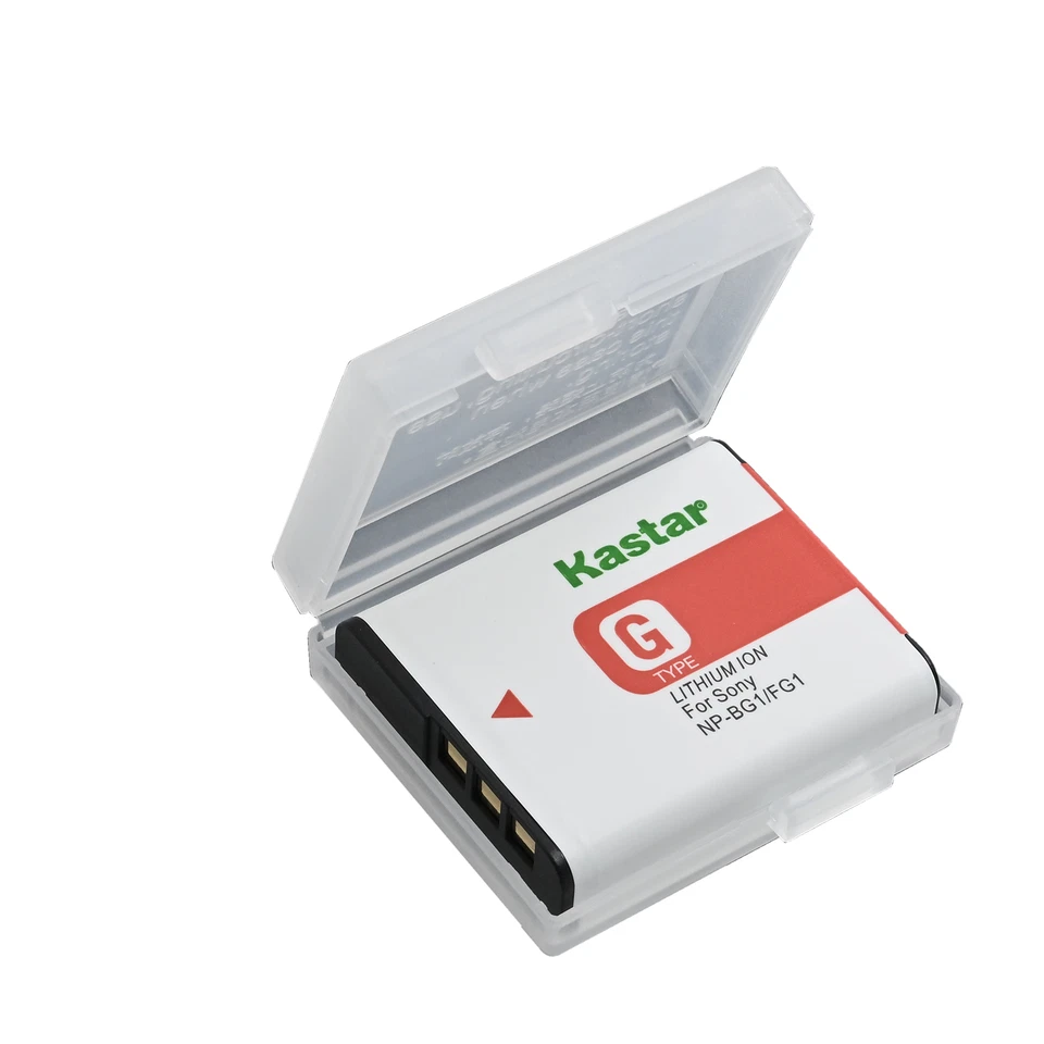 Cargador de batería Kastar NP-BG1 AC y USB-C para Sony Cyber-shot DSC-H T W HX Series Foto 2 de 4