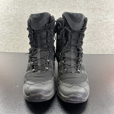 Haix Black Eagle Shoes Mens 11 Black Athletic 2.1 GTX High Side Zip Tactical