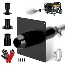 Generator Exhaust Extension Kit with Three Adapters, ALL-IN-ONE KIT, Insulate...