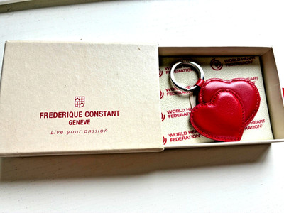 Frederique Constant Heart Key Ring - New - World Heart Foundation