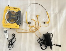 WORKING VTG GPX SPORTS AM/FM Cassette plug orig headset EXTERNAL playstop access