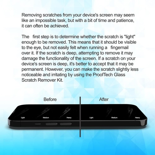 Kit de réparation détachant rayures écran pour tous smartphones tablettes et montres com... - Photo 5 sur 6