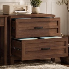 2 Drawer Farmhouse Lateral File Cabinet for Home Office