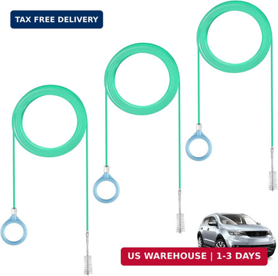 #ad #ad 3 pcs Auto Sunroof Drain Cleaning Tool 120 Inch Long Flexible Tube Cleaning Bru $9.99