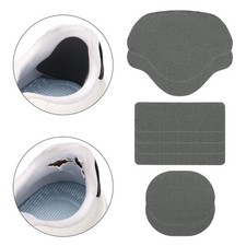 8 Pcs Shoe Heel Repair Patch Set Self-Adhesive Sneaker Inside Patches, Dark Grey