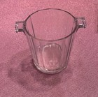 small ribbed glass ice bucket — photo 1