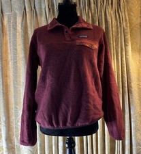 Patagonia Women's Small Synchilla Lightweight Snap-T Pullover Red Arrow Aztec