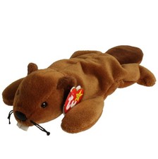 Ty Beanie Babies Bucky the Beaver - New with Tags