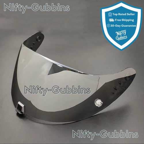 Silber Helmvisier für Scorpion EXO 1400 Carbon R1 Air EXO 520 391 KDF-16-1 - Bild 1 von 4