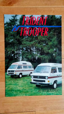 VW T25 / T3 Transporter Autosleeper Trident and Trooper Camper Sales Brochure