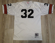 Mitchell & Ness NFL 1964 Cleveland Browns Jim Brown #32 Jersey Size 54 White USE