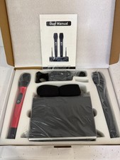 Professional UHF Wireless Microphone System 2 Channel Metal Dynamic handheld