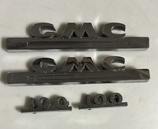 1947-1953 Gmc 100 Hood Emblems Patina Rat Rod Shop Truck 5 Window
