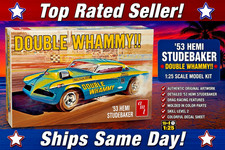 Amt 53 Hemi Studebaker Double Whammy 125 Model Kit Nob 30107-fast Shipping