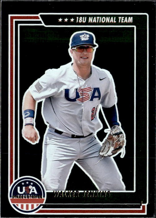 2022 Panini Stars & Stripes USA Baseball #71 Walker Jenkins