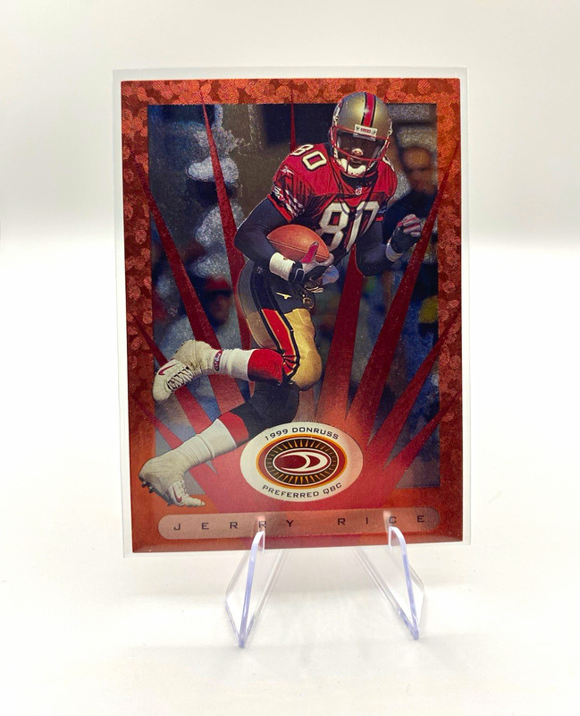 Donruss 1999 Preferred QBC Insert Jerry Rice #37 San Francisco 49ers