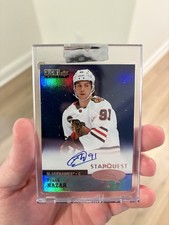 Frank Nazar 2024-25 Clear Cut Rookie Auto StarQuest Upper Deck #CSA-FN