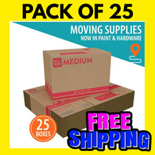 Pen Gear Medium Moving Boxes 22x13x15 in Kraft Shipping Boxes 1/10/25 Pack 