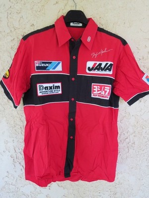 Team Shirt SUZUKI DAXIM YOSHIMURA Racing Vintage rot Shirt M/L