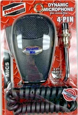 Procomm PSM4NC Wired 4-Pin Noise Canceling CB Microphone 9' Cord Brand New