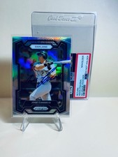2024 Panini Prizm Jose Canseco Auto Oakland Athletics Silver Prizm