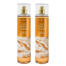 Bath Body Works Warm Vanilla Sugar Fine Fragrance Mist Set 8 fl oz 2 Pack