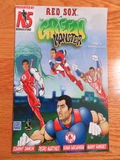 2003 #1 Green Monster Comic Book PEDRO MARTINEZ NOMAR GARCIAPARRA MANNY RAMIREZ