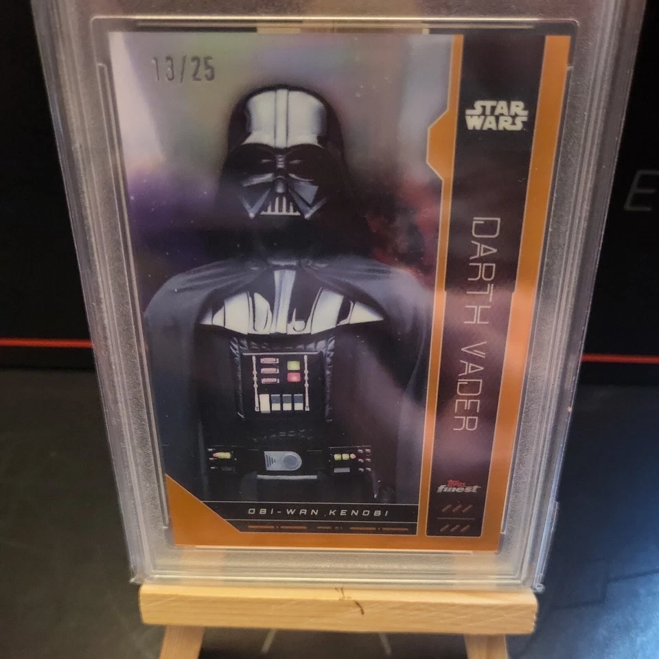  Topps Star Wars Finest Darth Vader orange 13/25 MGC 9  - Image 2 of 4