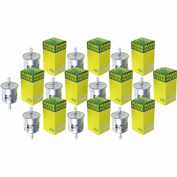 10X Mann-Filter Kraftstofffilter WK 66 Fuel Filter-image