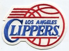1984-2010 ERA LOS ANGELES CLIPPERS NBA BASKETBALL VINTAGE 5.5" TEAM LOGO PATCH