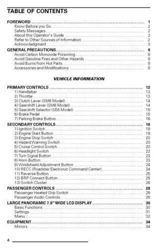 Guía de libros manual del propietario Can-Am 2018 SPYDER RT - Imagen 2 de 12