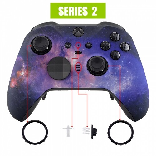 Xbox One Elite Series 2 Controller Replacement Custom Faceplate Front Shell Mod - Picture 92 of 153
