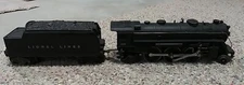 LIONEL #224E 2-6-2 LOCOMOTIVE WITH TENDER 6466WX - 1938-42 - NO BOX