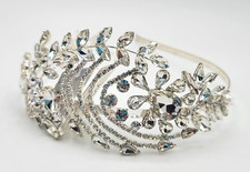 Miro Crystal Collection Silver Tone Rhinestone Child's Pageant Tiara Crown
