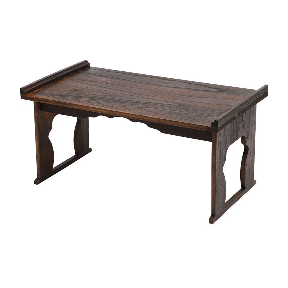 Japanese Floor Table Folding Coffee Table & Tea Table Wooden Altar Table 32"x18" - Image 4 of 4