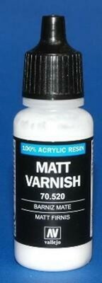 Vallejo 17ml Bottle Matte Varnish