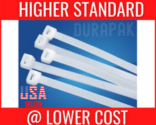 2000 PCS 4" 18 Lbs Nylon Natural Wire Cord Network Cable Tie Self Lock Zip Ties