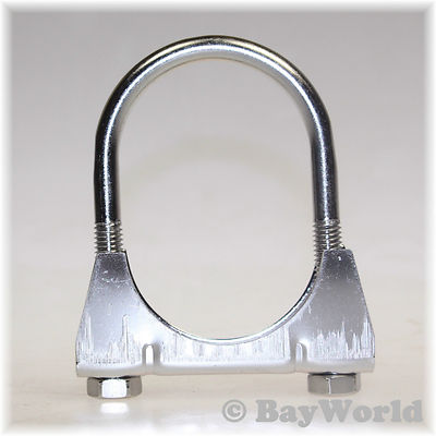 1 x Extra lange Edelstahl V2A M8x62mm Bügelschelle Antennen Montage Mastschelle 