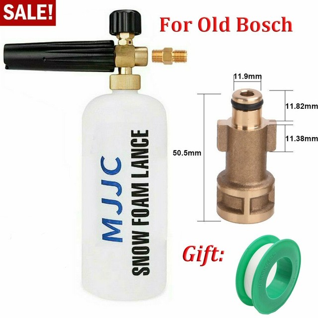 Pressure Washer Cannon MJJC 1L Snow Foam Lance Gun Copper Adapter For