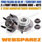 <!--F#f_0-->2 for Ford Falcon AU/BA/BF Territory 2WD ABS Front Wheel Bearing Hub Hubs Nuts<!--F/-->