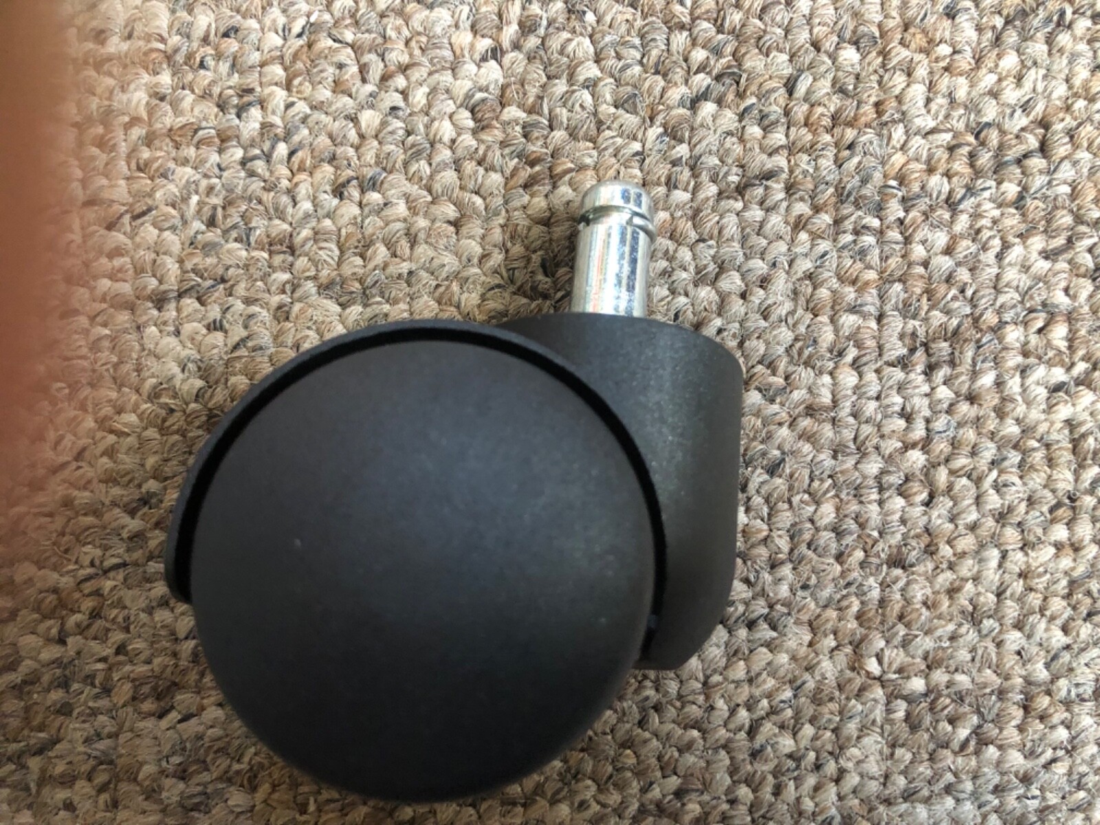 5 Office Chair Castors Heavy Duty Double Wheel Swivel 50mm 50KG eBay