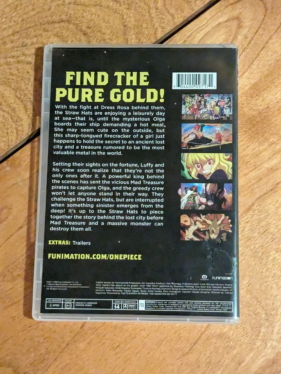 One Piece: Heart of Gold (DVD) 1999 English version by Funimation