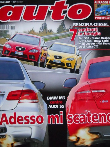 AUTO NR.10 2007 - BMW M3 Challenge Test gegen Audi S5 - Peugeot 308 Fiat 500 [Q199A]