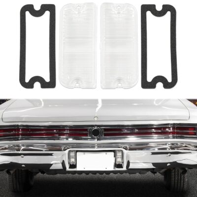 Back Up Light Lenses & Gaskets Lamp Fit For 1964-1965 Buick Skylark Special New