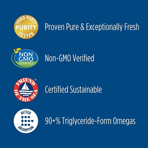 Nordic Naturals Ultimate Omega in Fish Gelatin 1280mg Lemon - 60 softgels - Picture 5 of 19