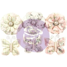 Flower & Butterfly Collection Scrapbooking Embellishments Prima 637361 New